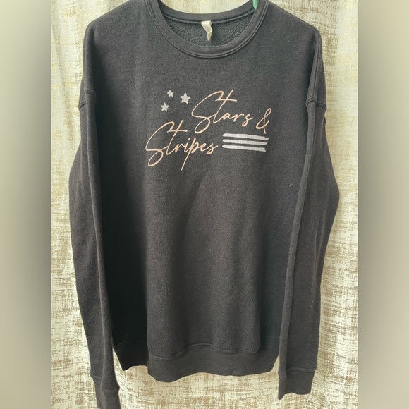 ⭐️ Oat Collective Stars & Stripes Crewneck – Size Medium ⭐️ - Picture 3 of 3